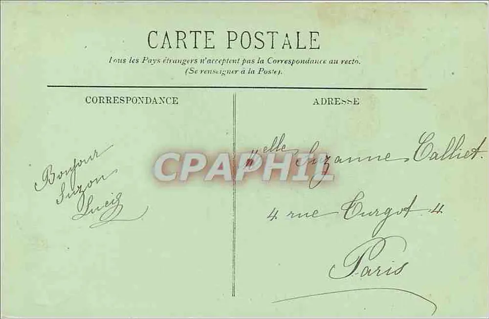 Paris-Plage — A Praia diante do Casino — LL. - Verso
