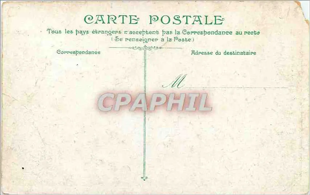 Paris-Plage - Boulevard de la mer — vista das villas e promenade — editor desconhecido, n°5 - Verso