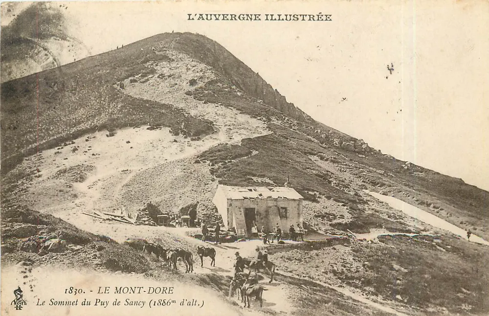 El Pico del Puy de Sancy — L'Auvergne Illustrée — n°1870 - Anverso