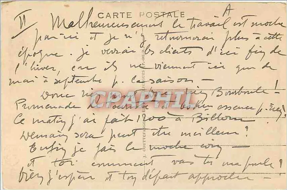 Le Mont-Dore — Vista geral — G. D'O. - 1469 - Verso