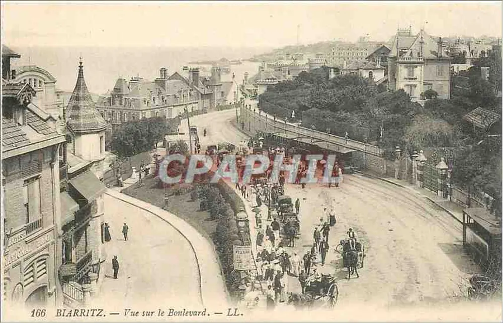 Biarritz — Vista do Bonheur — LL. n° 166 - Frente
