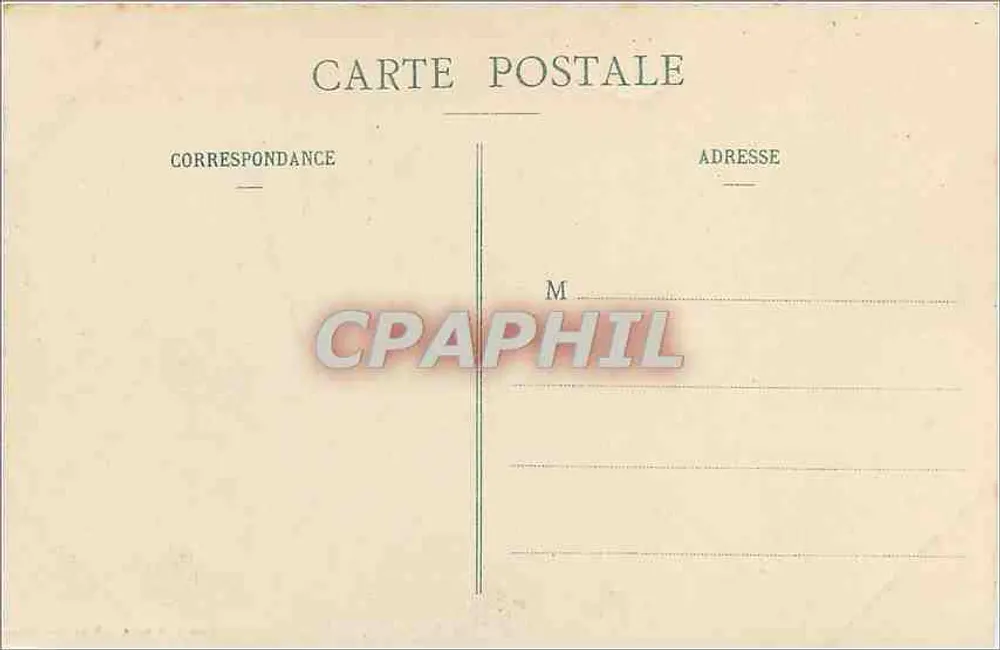 Biarritz Pittoresque — Avenue du Palais — Edição A. Simons, Cliché Mandibour, N° 158 - Verso