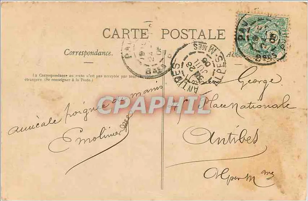 Pau — Boulevard des Pyrénées — Les Pyrénées Illustrées, n°7 - Verso