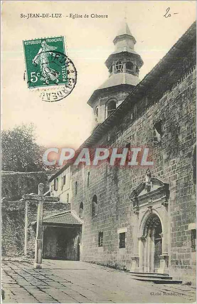 St-Jean-de-Luz — Kirche von Ciboure — Cliché Mendiboure - Vorderseite