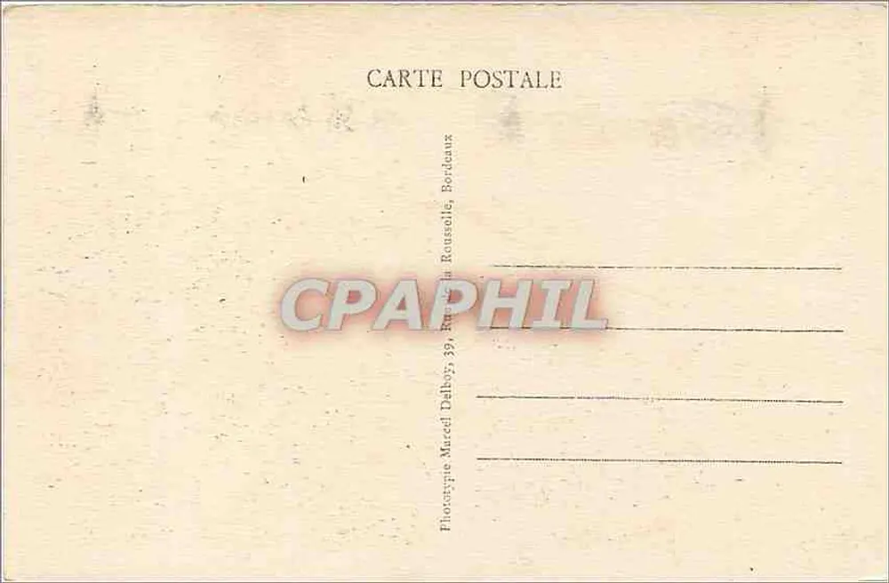 Biarritz (B.-P.) - Vague au Rocher de la Vierge - M. D. - Verso