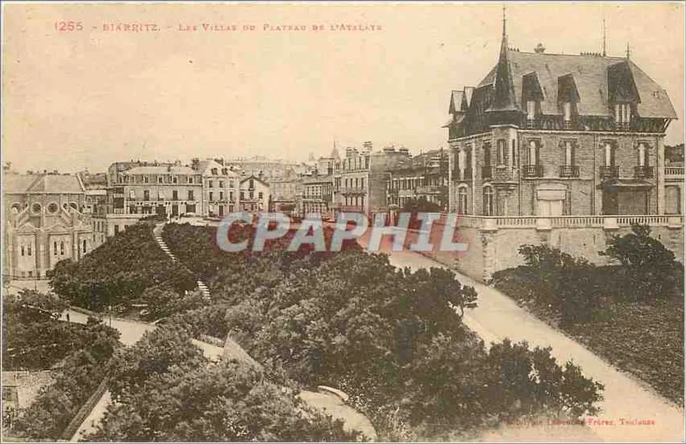 Biarritz - The Villas of the Plateau de l'Atalaye — Publisher: Labouche Frères, Toulouse - Front
