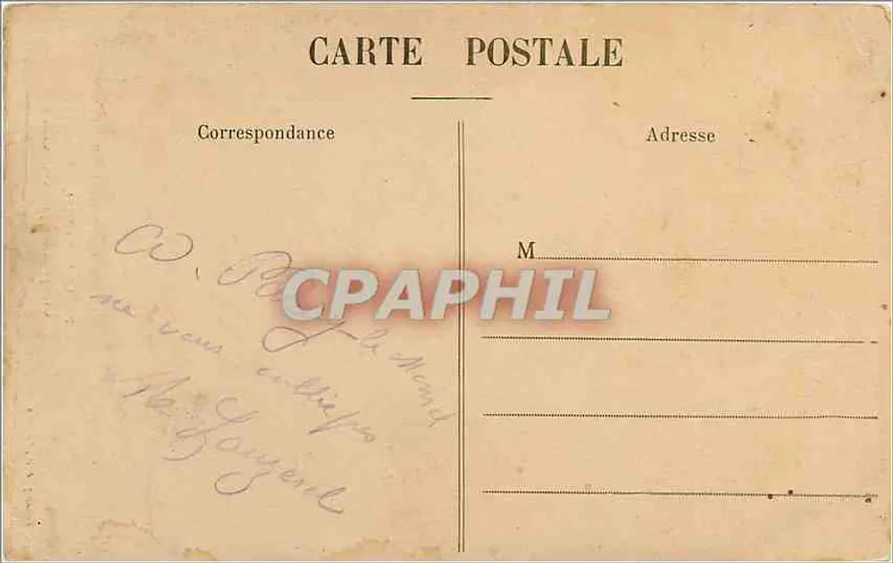 Paray-le-Monial - Enclos dos Capelãos - Grupo da Aparição — J. Bonamy, editor, Poitiers - n° 240 - Verso
