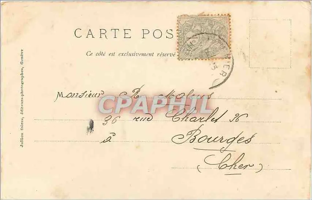 Ponte da Caille (Alta Saboia) — Altura 192 metros — J.J. 892 - Verso