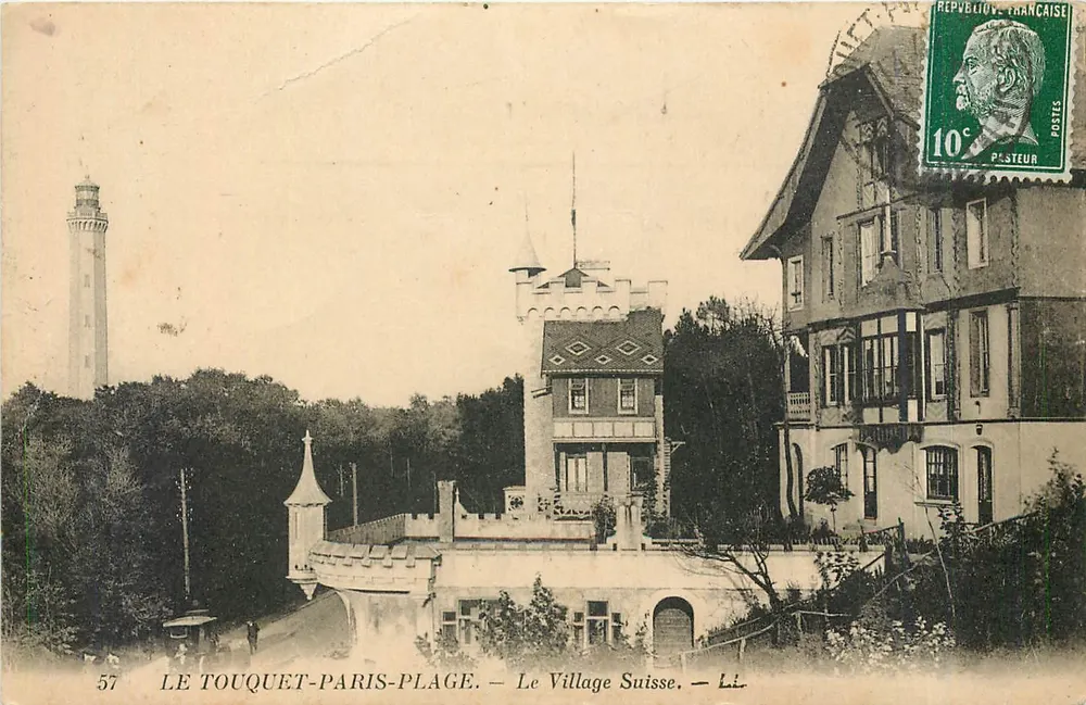 Le Touquet-Paris-Plage — Das Schweizer Dorf — P. Steur, Nr. 57 - Vorderseite