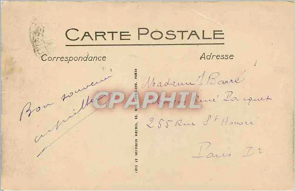 Le Touquet-Paris-Plage — Das Schweizer Dorf — P. Steur, Nr. 57 - Rückseite