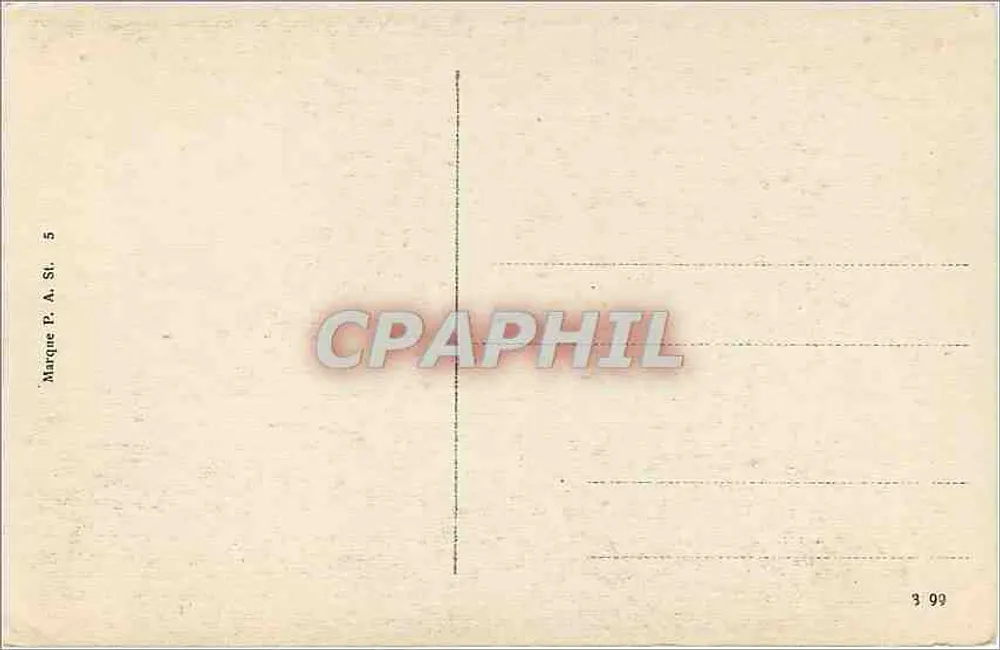Estrasburgo — Velha casa — Marca P. A. St. 5 - Verso