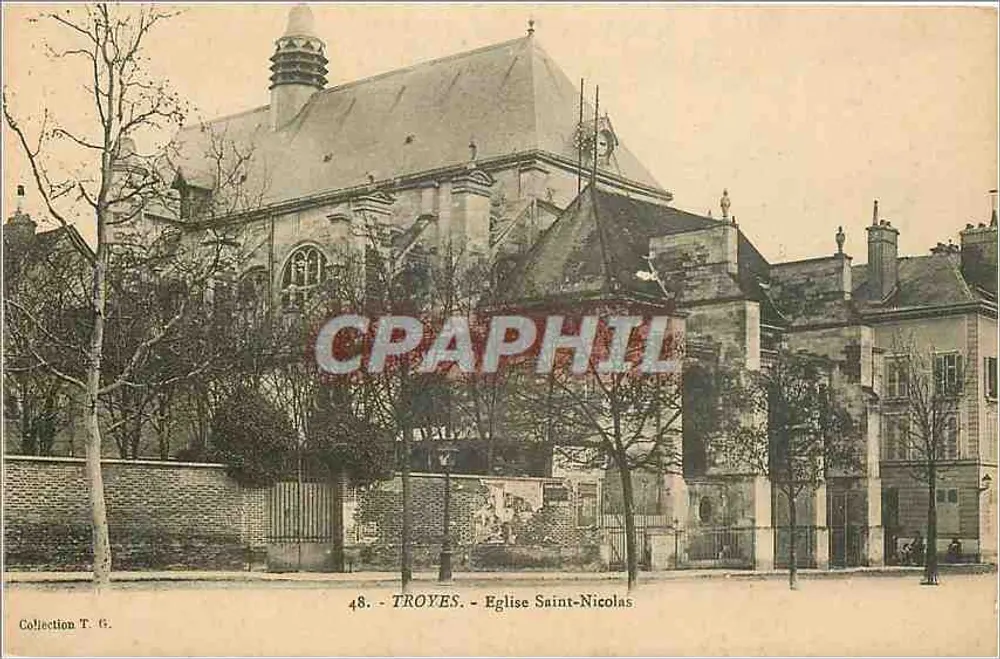 Troyes - Igreja de São Nicolau — Coleção T. G. — n°48 - Frente
