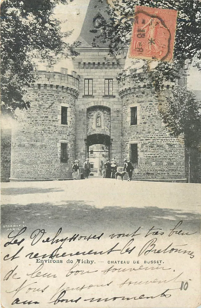 Omgeving van Nîchy — Kasteel van Busset — Staerck, Parijs - Voorkant