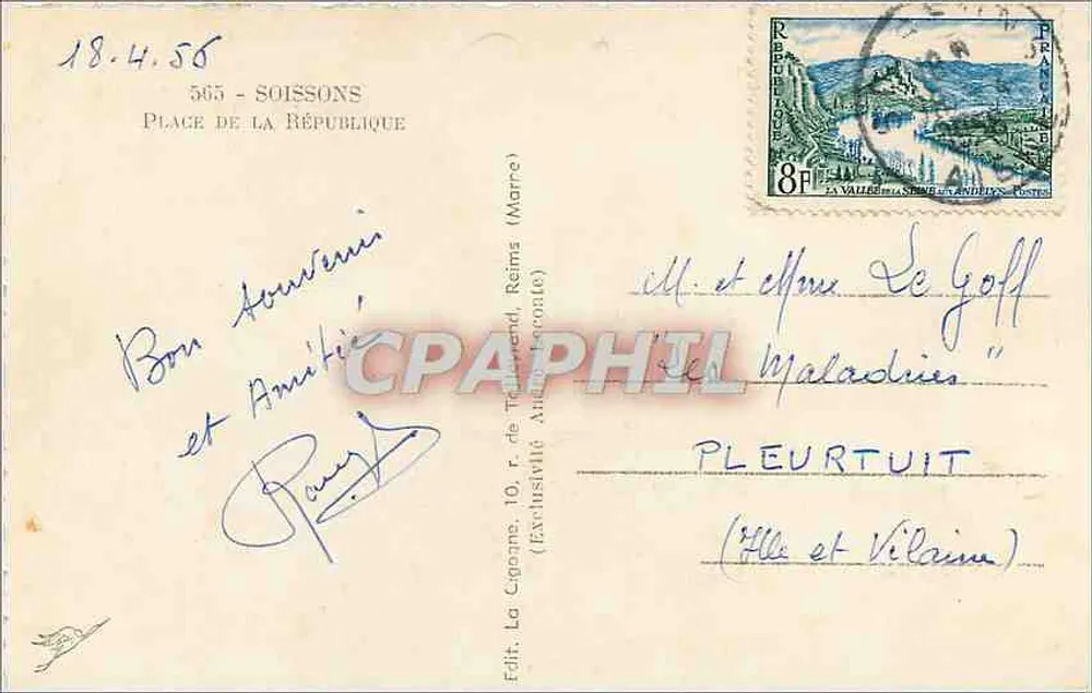 Praça da República — La Gigogne — Editora La Gigogne, n° 565 - Verso
