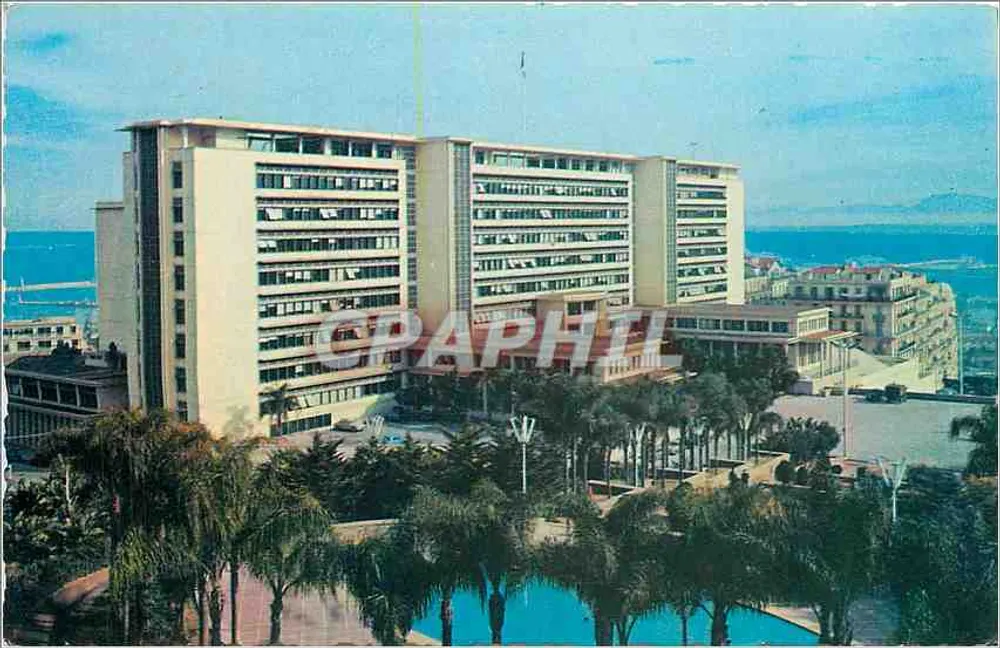 Hotel Morza — Algier — wydawca Graphphil, nr 1128 - Awers