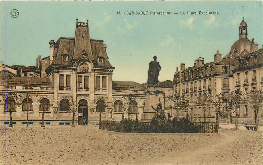 Bar-le-Duc — La Place Excelmans — Uitgever CR, n°10 - Voorkant