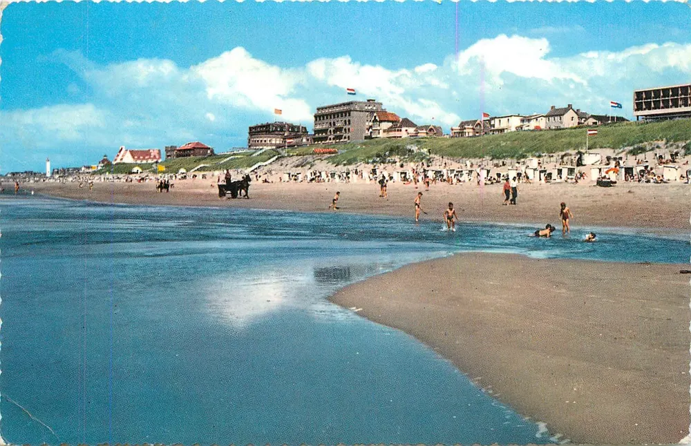 Noordwijk aan Zee — Strand von Süd bis Nord — Foto Roos - Vorderseite