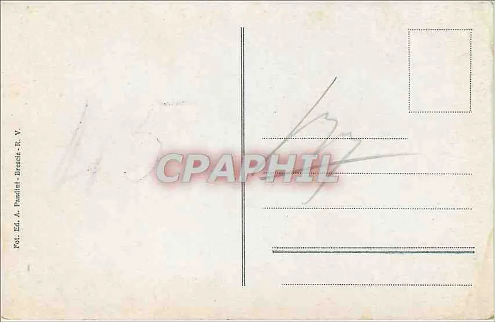 Ruderi del Castello - Desenzano del Garda — Verlag A. Pandini, Brescia - Rückseite