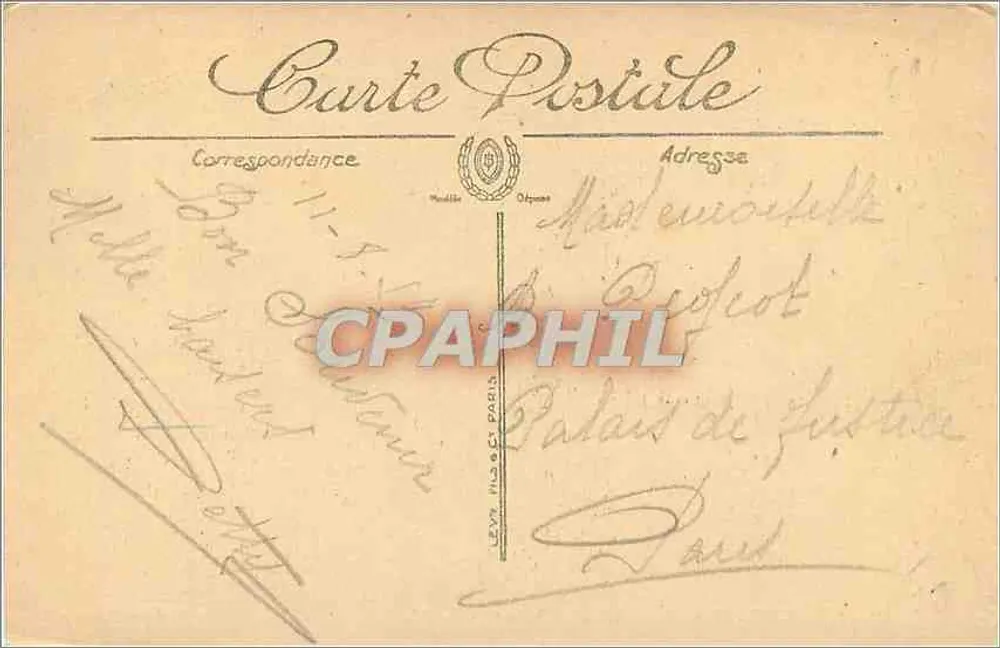 Berck-Plage — Barco de Socorro — Edição Bourdy n°2052 - Verso