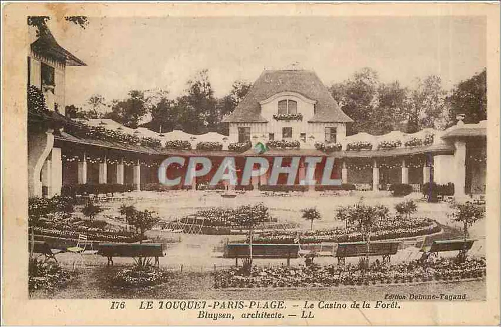 Le Touquet-Paris-Plage — Das Waldkasino — Bluysen, Architekt — Edition Debonne-Tegaud - Vorderseite