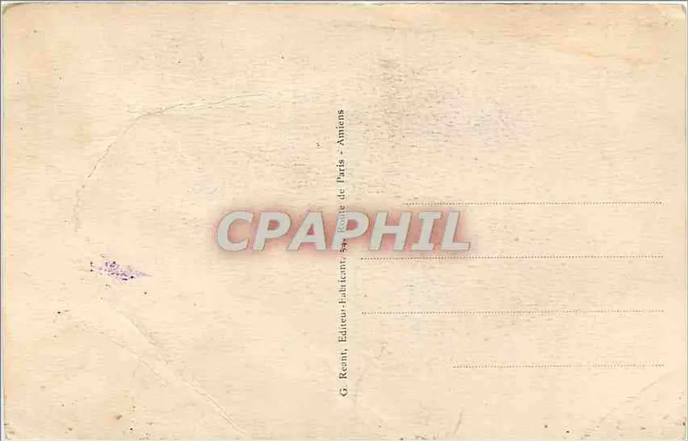Le Touquet-Paris-Plage — L'Aeroporto — G. Reinn, Editore-Stampatore di Parigi - Amiens - Verso