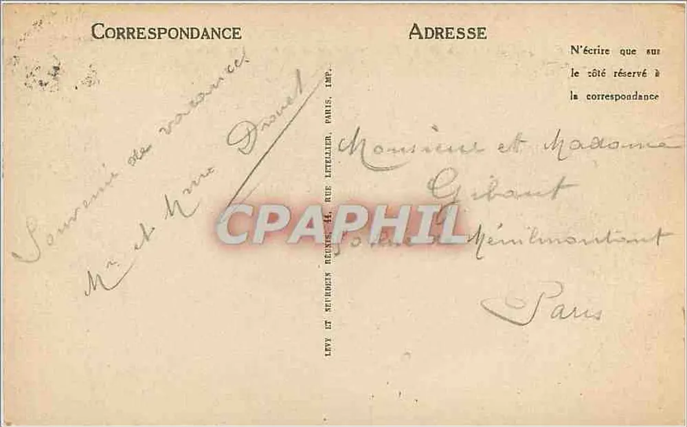 Le Touquet-Paris-Plage — Ufer des Meeres — Die Hotels — Édition Rommany Libraire - Rückseite