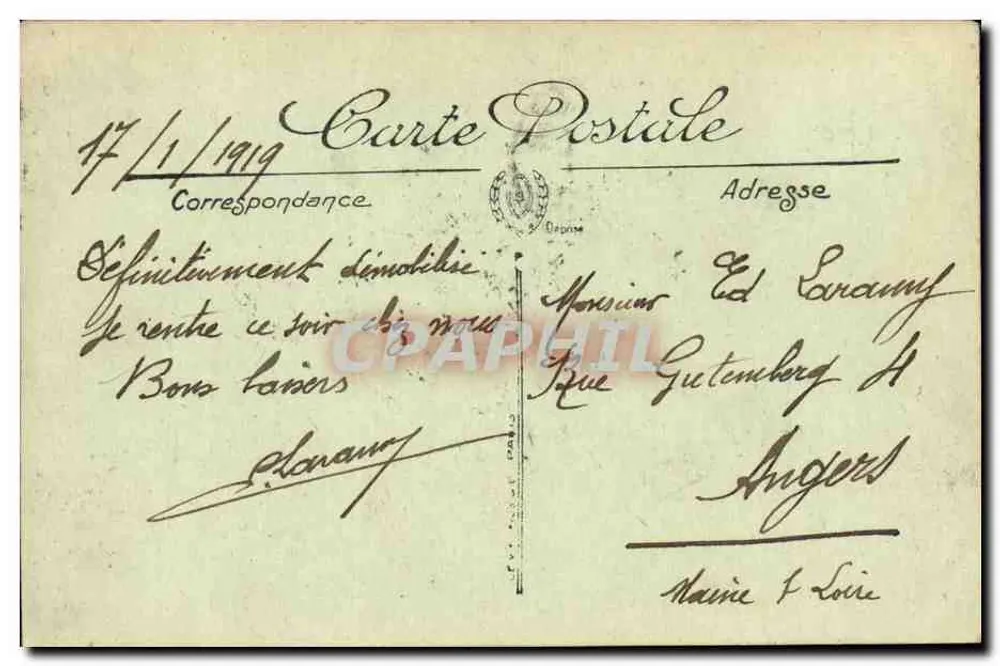 Bordeaux — De Rostrale zuilen — LL. n°140 - Achterkant