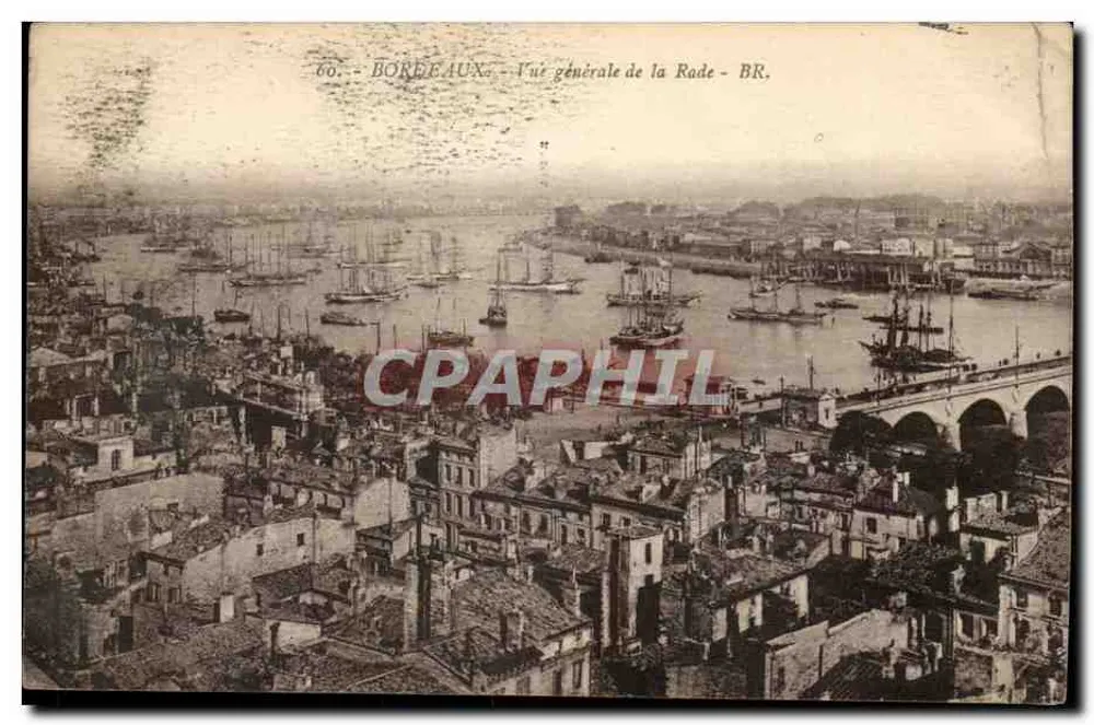Bordeaux — Vista geral da Baía — BR. - Frente
