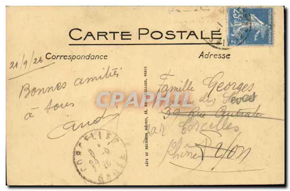 Bordeaux - As Colunas Rostrais — LL n°140 - Verso