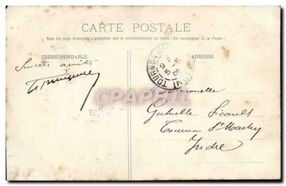Bordeaux - Monument dos Girondinos — Grandes Ponts, editor Grandes Ponts, n°78 - Verso