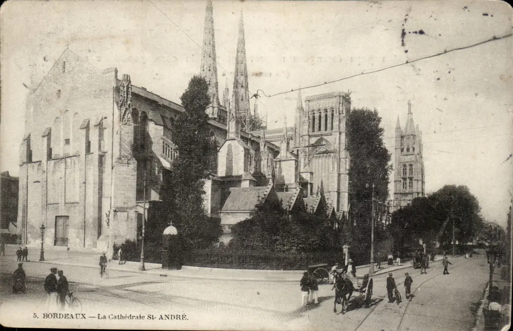 Bordeaux — A Catedral de São André — Editor não identificado, n°5 - Frente