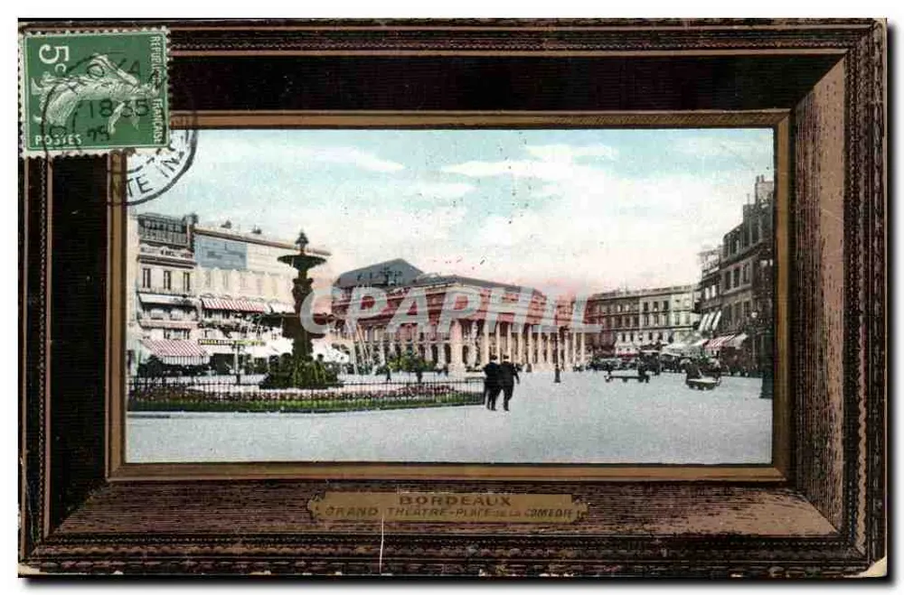 Bordeaux — Grand Théâtre - Place de la Comédie — Edition du Progrès Moderne - Vorderseite