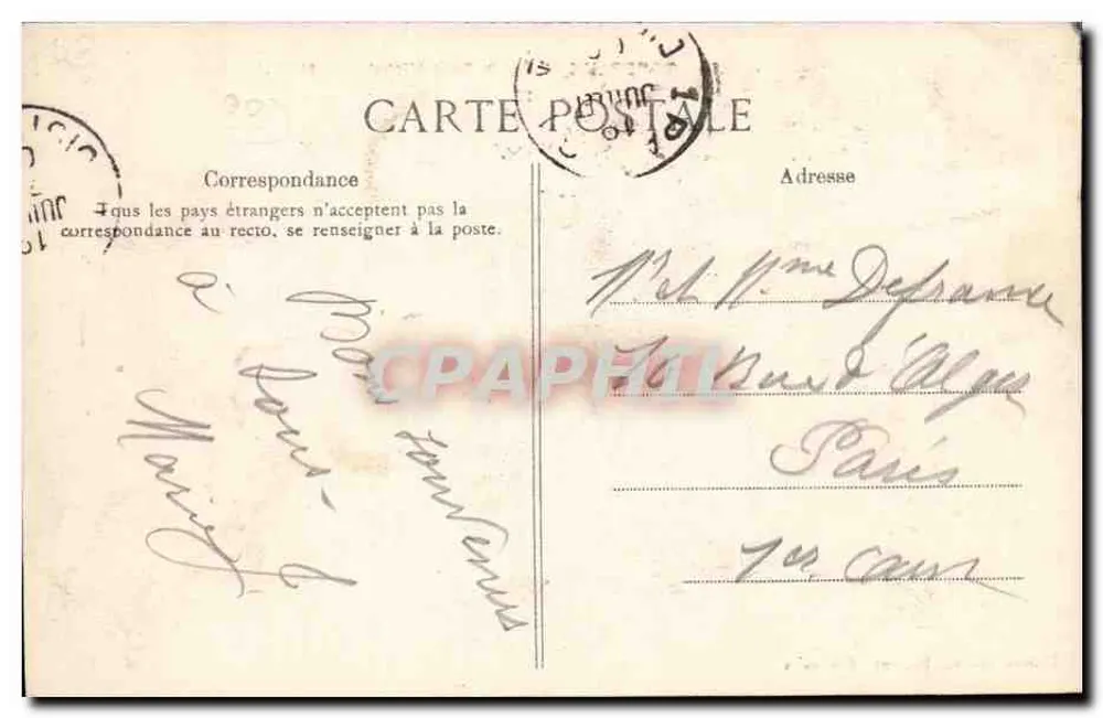 Bordeaux — Church of Saint-Michel — Marcel Delboy, Publisher, Bordeaux - Back