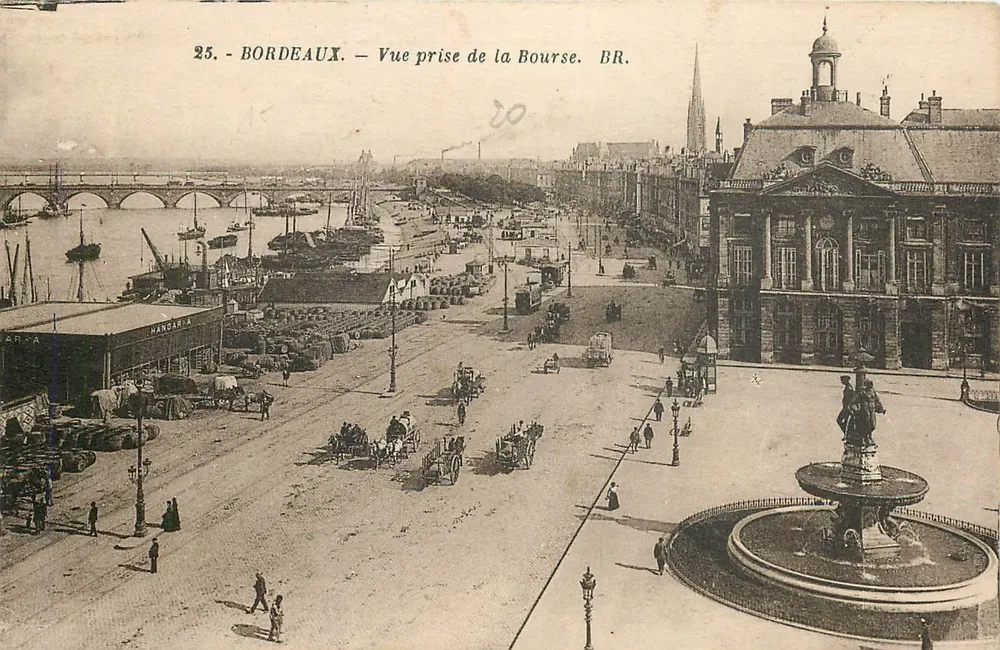 Bordeaux — Vista tirada da Bolsa — BR. - Frente