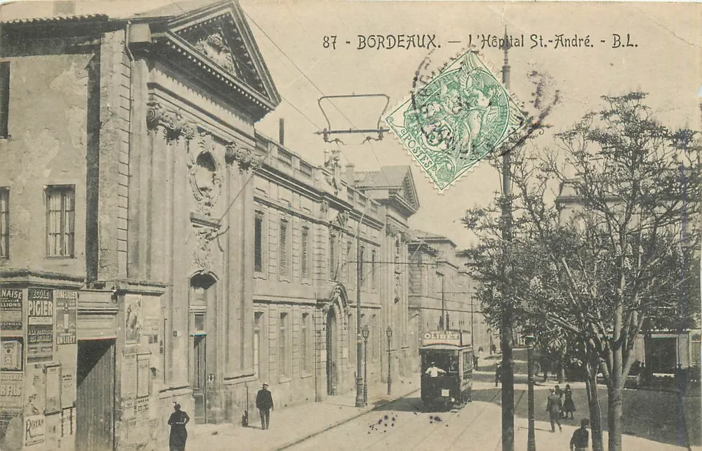 Bordeaux — L'Hôpital Saint-André — B.L. — Éditeur B.L. n°87 - Frente