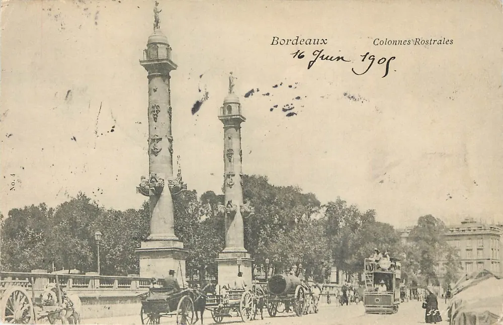 Bordeaux — Colunas Rostrais — Editor desconhecido, n°4 - Frente