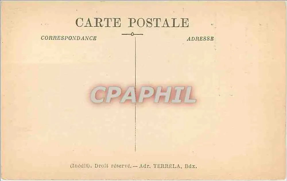 Bordeaux — Flecha de São Miguel — Carta do Poeta Gascon TERRELA - Verso