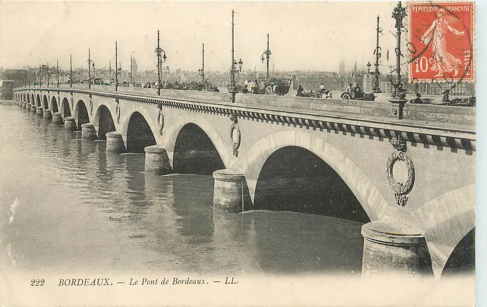 Bordeaux — O Ponte de Bordeaux — LL. - Frente