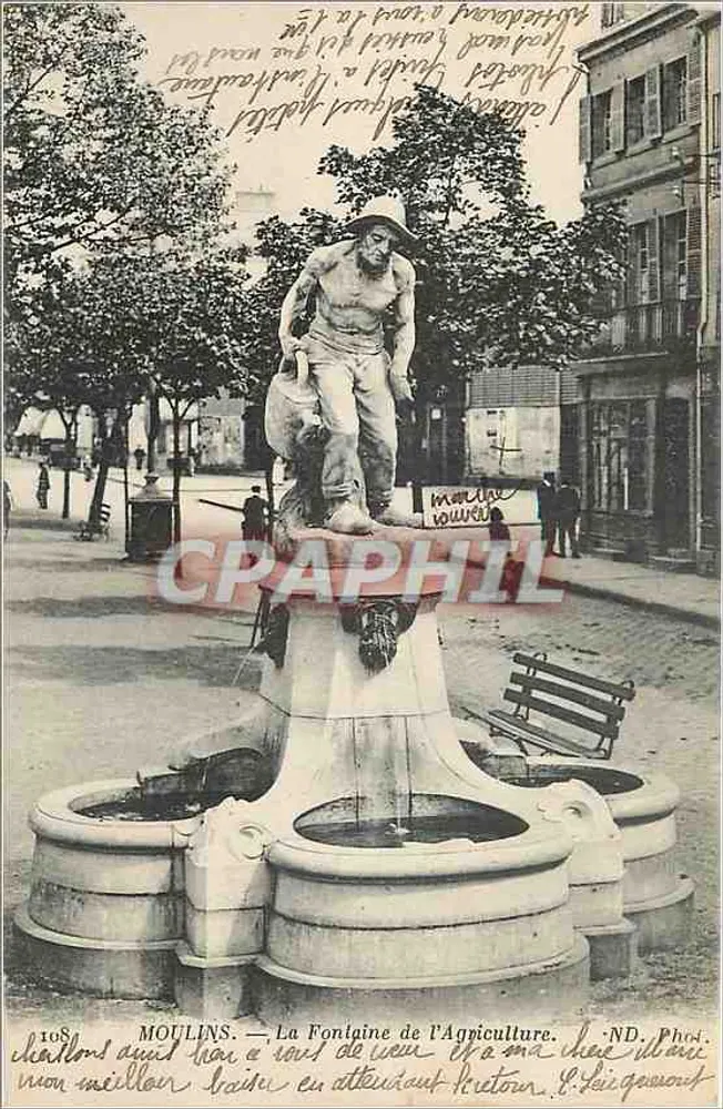 Moulin(s) — La Fontaine de l'Agriculture — ND. Pho. - Recto