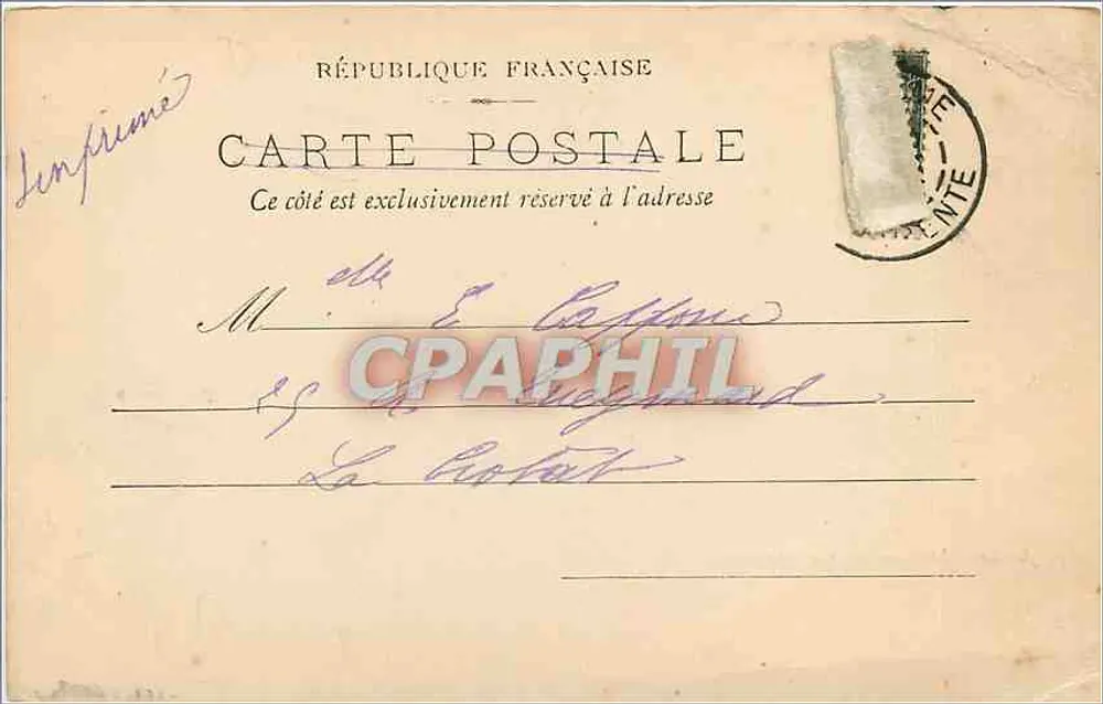 Angoulême — Igreja de São Aubin — Editor G. P. G. (n° 17) - Verso