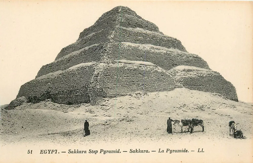 Egipt — Sakkara — Piramida schodkowa — LL - Awers