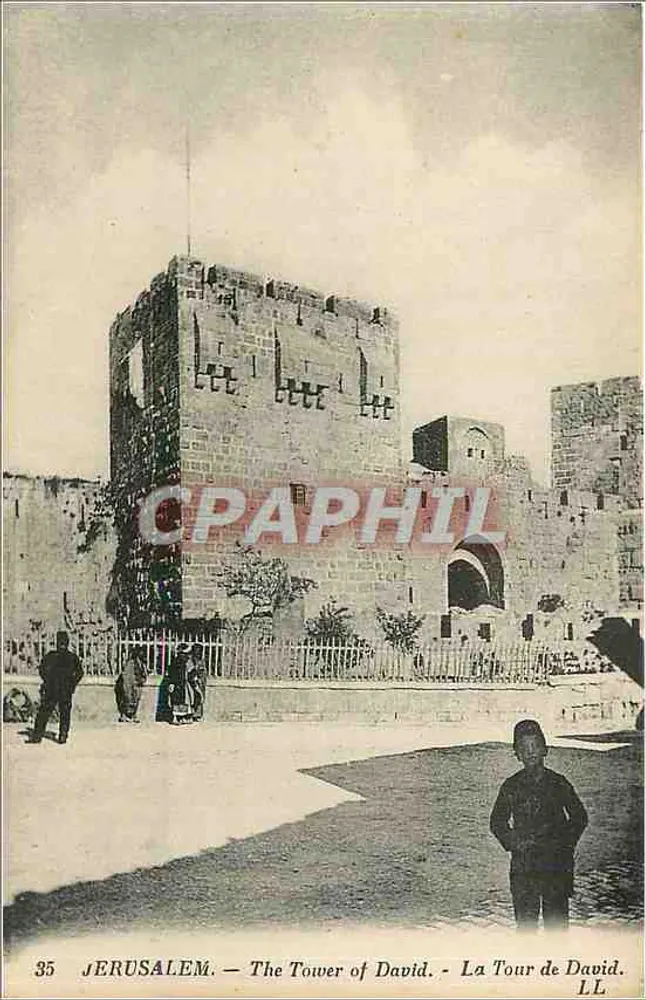 Jerusalem — Die Turm von David — Verlag Lévy et Seubert, Paris - Vorderseite