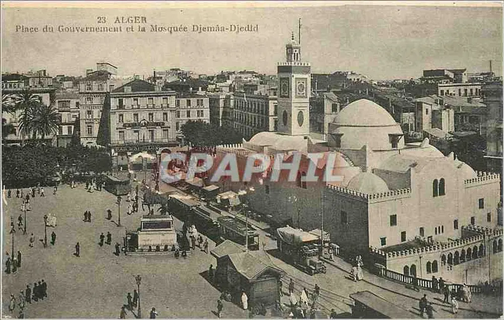 Algerien — Place du Gouvernement und Moschee Djemâa-Djedid — Ausgabe L. & Y. Alger - Vorderseite