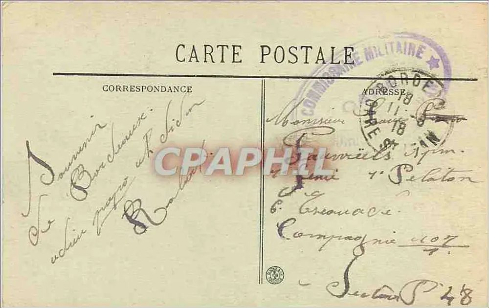 Bordeaux — A Porta da Borgonha — T.E.O.B. n°45 - Verso