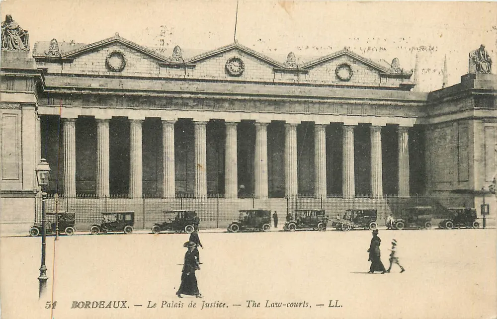 Bordeaux — O Palácio de Justiça — LL. — N° 51 - Frente