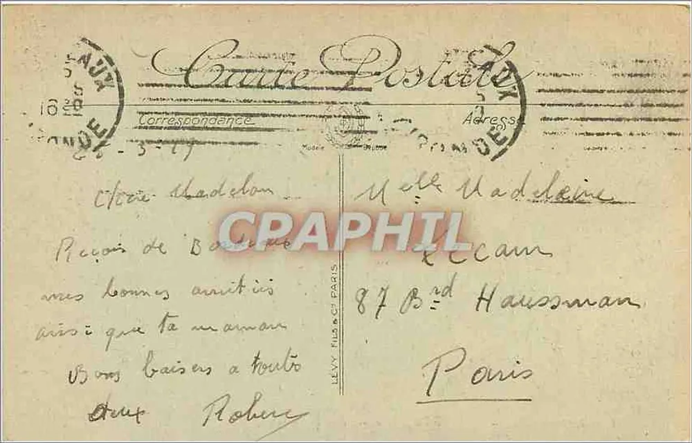 Bordeaux — O Palácio de Justiça — LL. — N° 51 - Verso