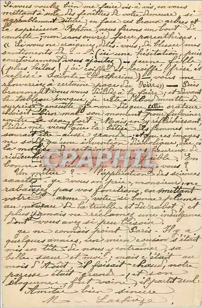 Padirac — La primera bajada al Gouffre — Librería HAUDEL, Saint-Céré (Lot) - Reverso