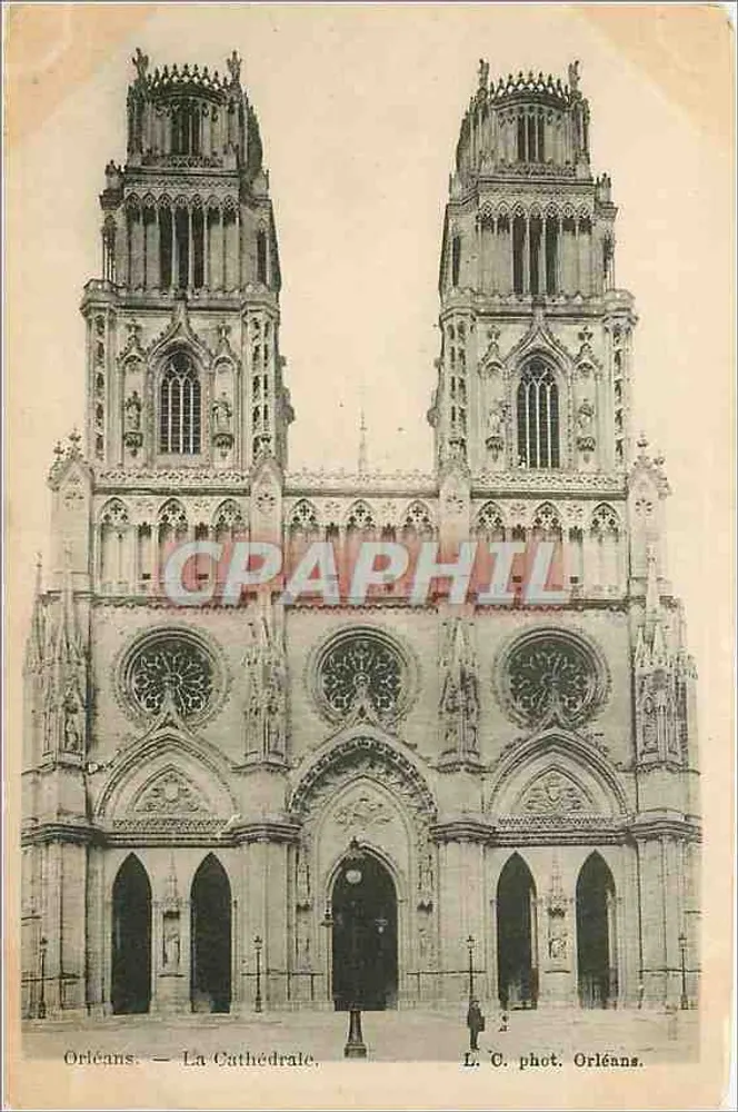 Orléans — A Catedral — L. C. fot. Orléans - Frente