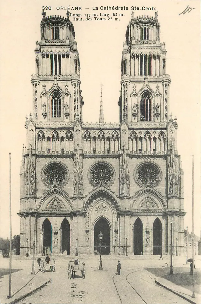 Orléans — La Cathédrale Ste-Croix — n° 520 - Anverso
