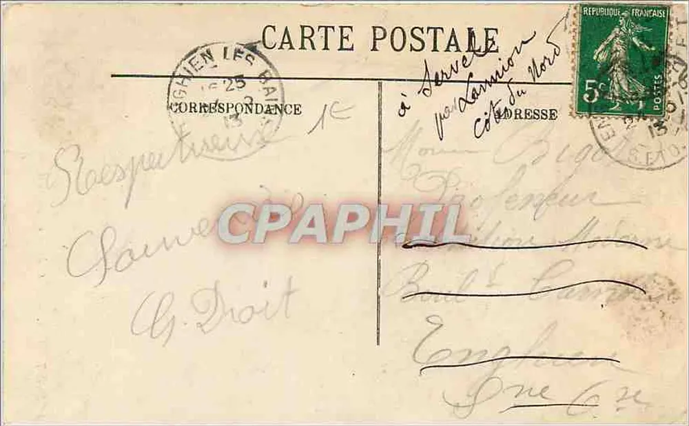 Montargis — O Castelo e o Canal — LL. - Verso